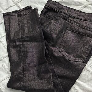 Old Navy Shimmering Charcoal Pants